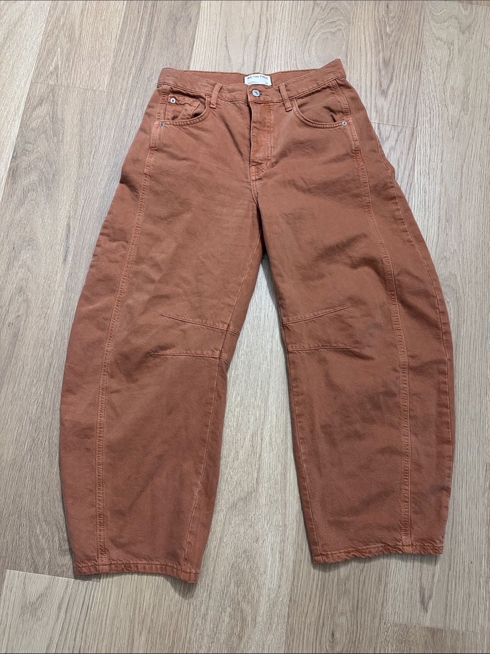 Free people barrel jeans